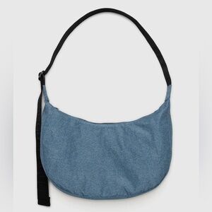 BAGGU Medium Crescent Bag - Digital Denim